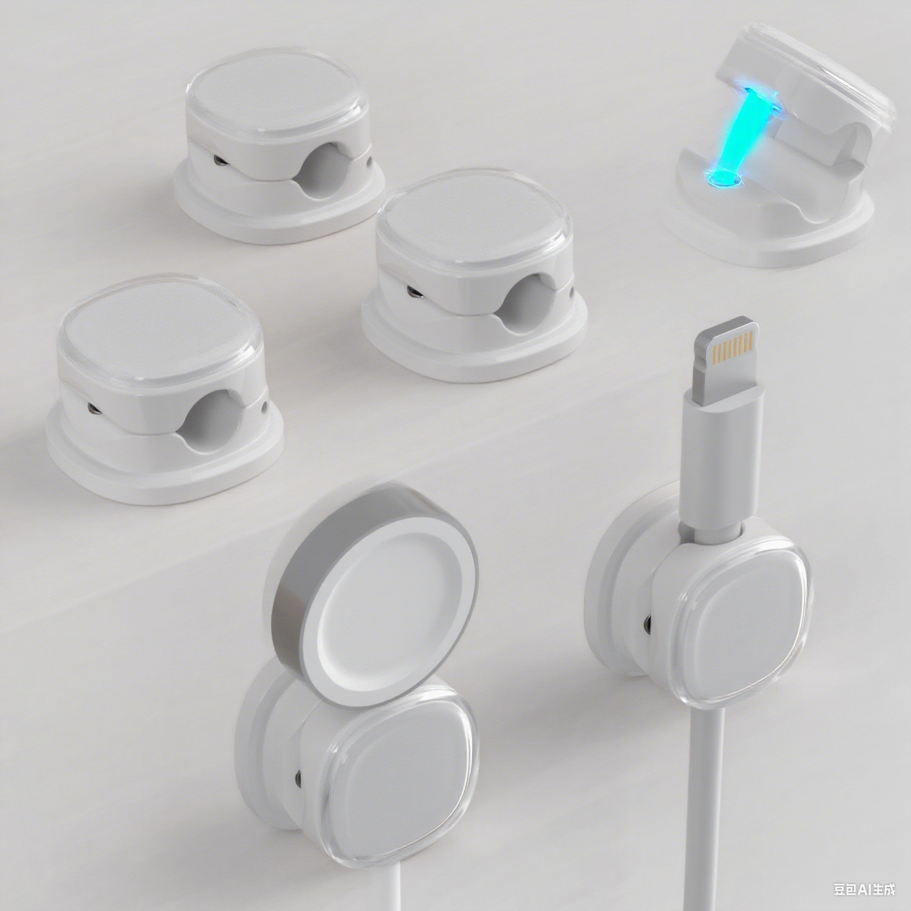 Cable Organizer Magnetic - 3/6/8/12PCS Magnetic Cable Clips, Adjustable Cord