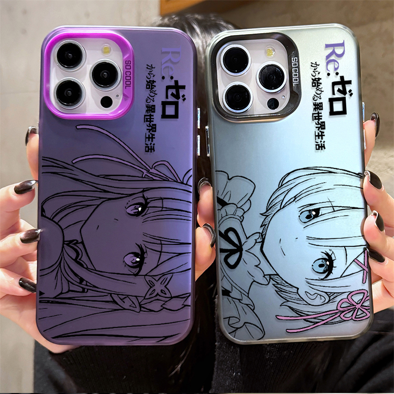 Xiaomi Phone Accessories - Lovely Cartoon Rem Emilia Phone Case