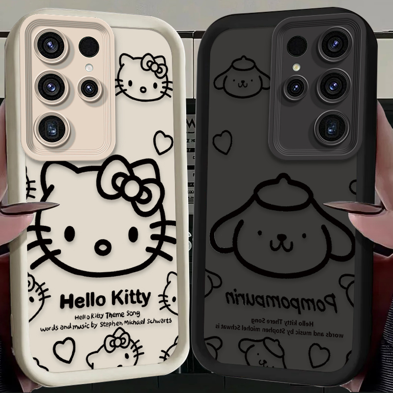 Phone Accessories Samsung - Sanrio Hello Kitty Pompom Purin Case