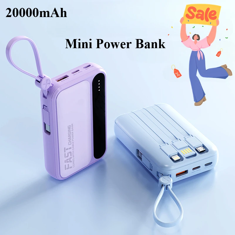 Portable Charger 20000Mah - 20000mAh Large Capacity Mobile Power Bank