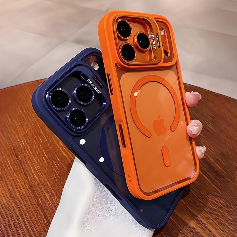 Magsafe Wireless Charger - Luxury Lens Bracket Armor Shockproof for