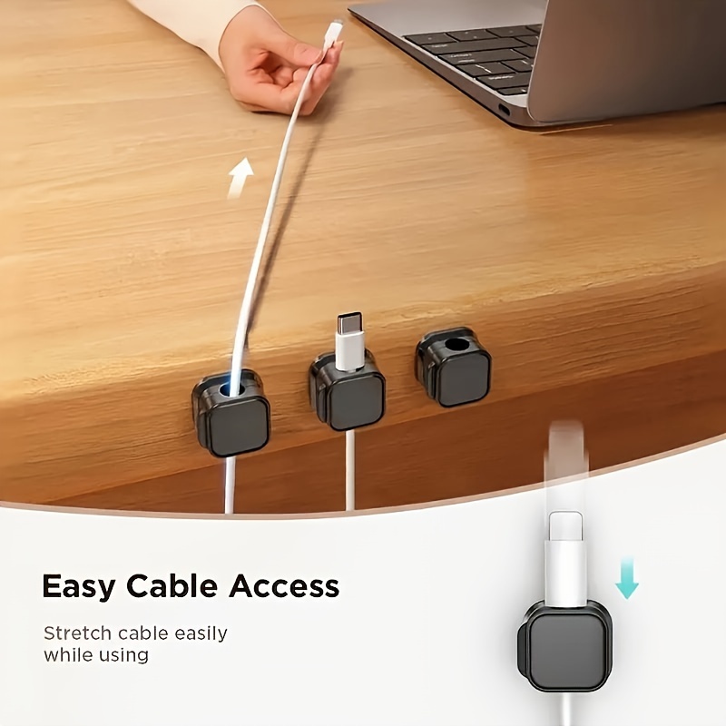 6/12Pcs PP Magnetic Cable Clip - Cable Organizer Magnetic のレビューと価格