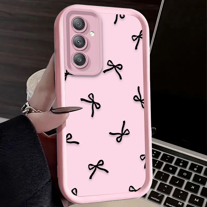 Black Love Heart Bowknot Case  - Phone Accessories Samsung のレビューと価格