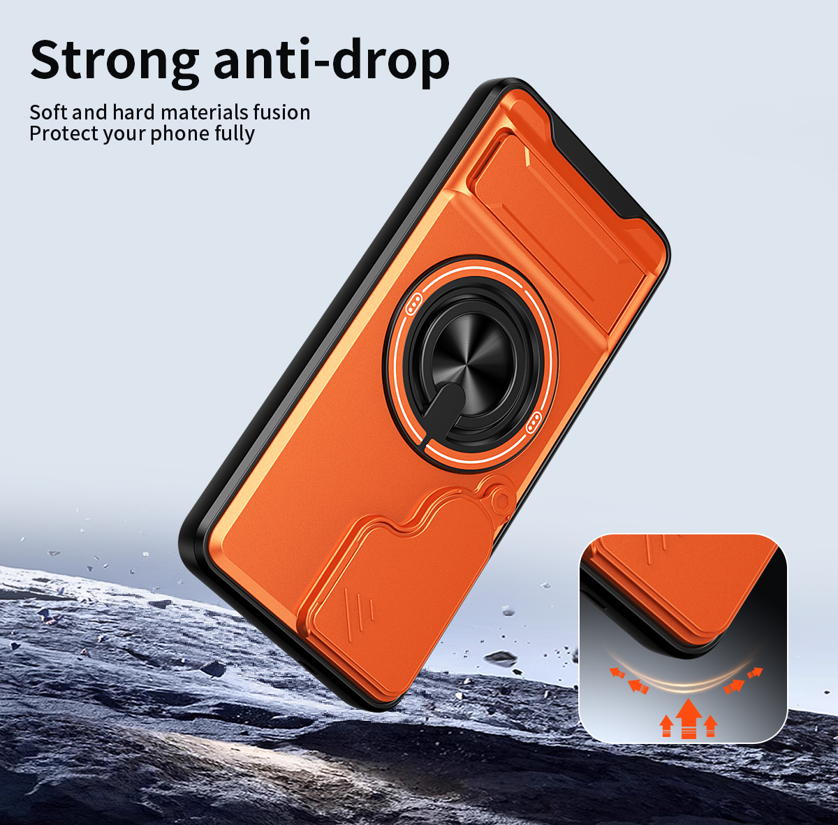 360 Rotating Magnetic Ring Hol - Phone Kickstand Ring のレビューと価格