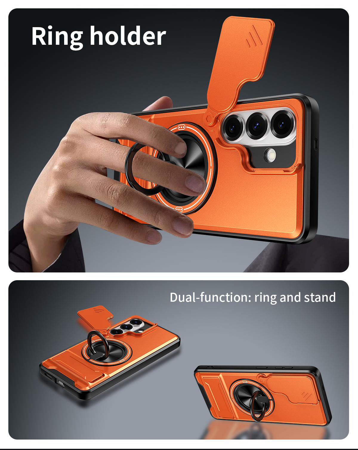 360 Rotating Magnetic Ring Hol - Phone Kickstand Ring のレビューと価格
