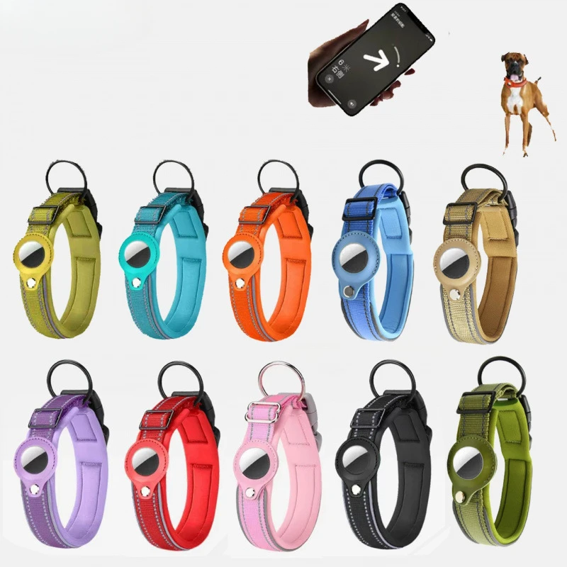 AirTag Dog Collar Reflective D - Airtag Holder Case のレビューと価格