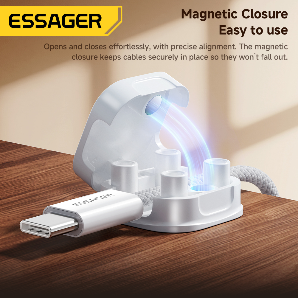 Essager Magnetic Cable Clips C - Cable Organizer Magnetic のレビューと価格