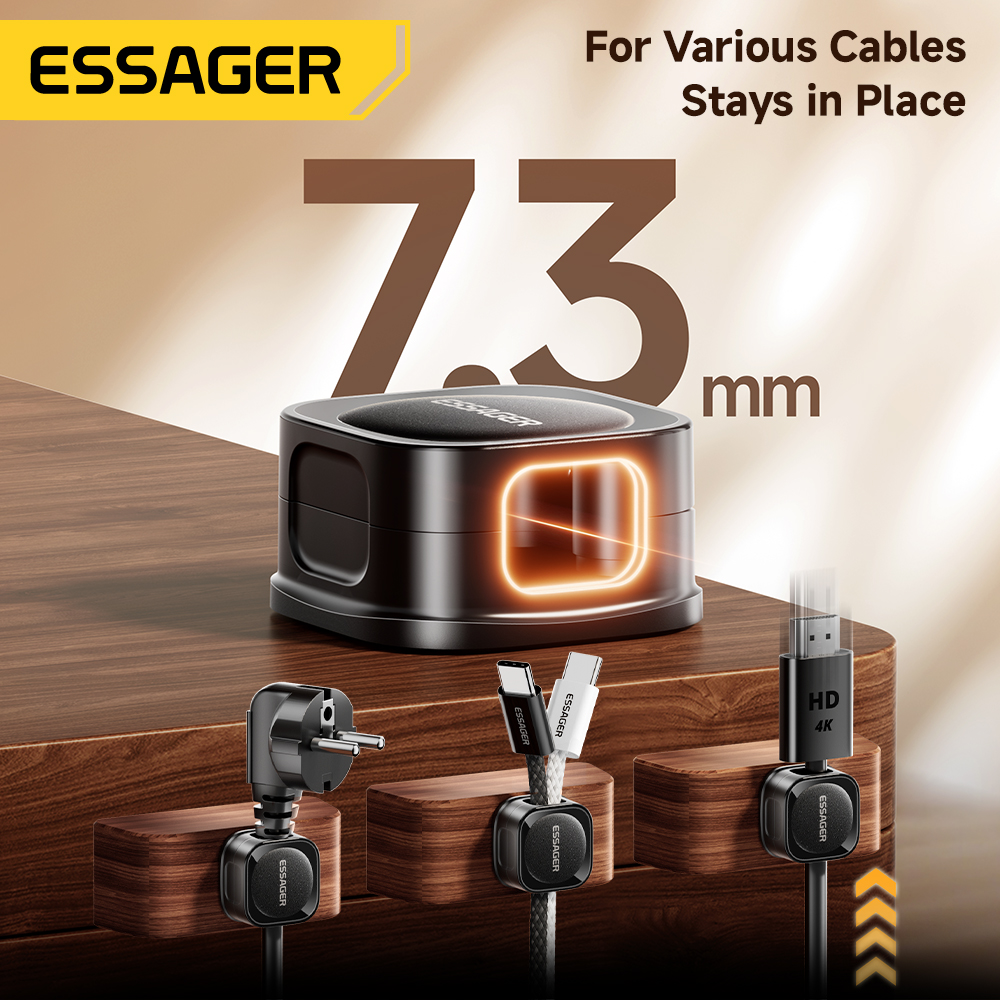 Essager Magnetic Cable Clips C - Cable Organizer Magnetic のレビューと価格