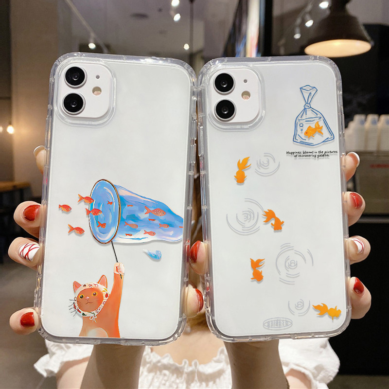 Lovely Fishes Clear Phone Case - Phone Accessories Kiosk のレビューと価格