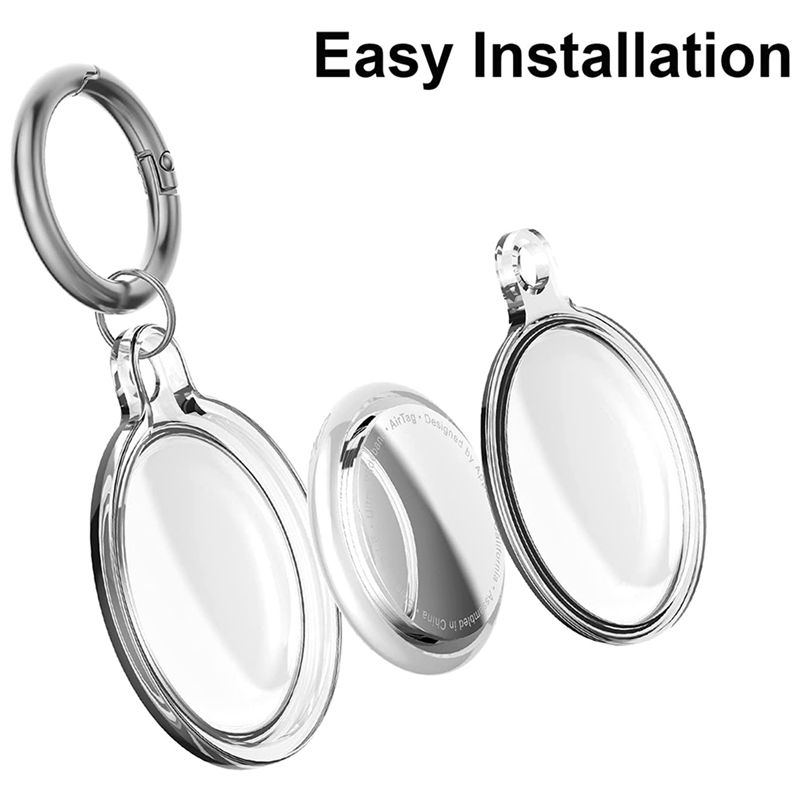 YLS-8 Pack Protective Case For - Airtag Holder Case のレビューと価格