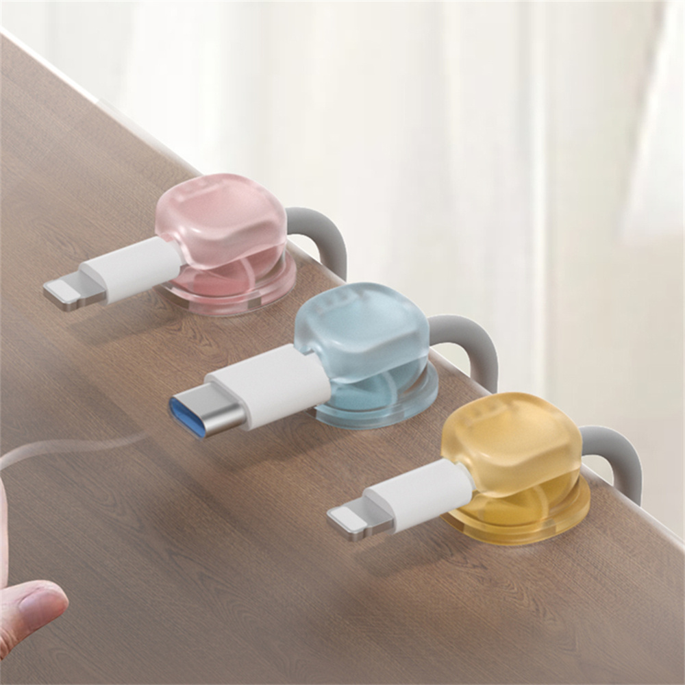 3 transparent color magnetic c - Cable Organizer Magnetic のレビューと価格