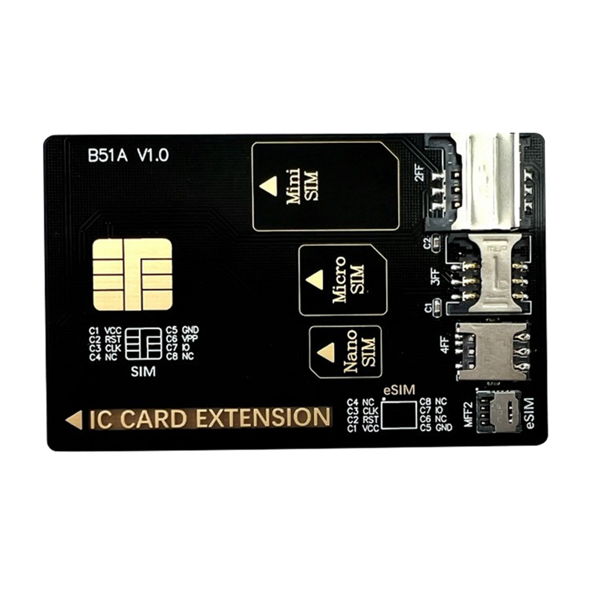 AT59 4 in 1 Adapter Test Card  - Sim Card Tool のレビューと価格