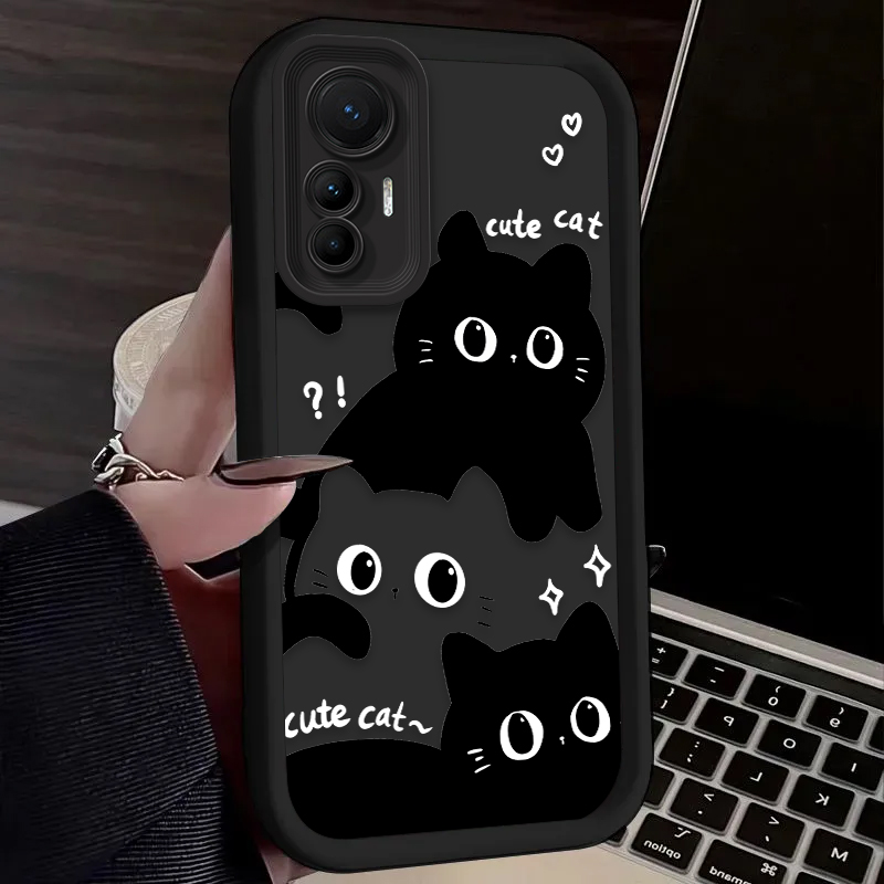 Lovely Black Cat Phone Case Fo - Xiaomi Phone Accessories のレビューと価格