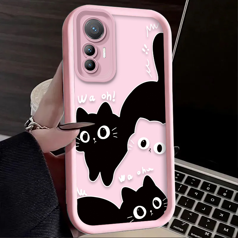 Lovely Black Cat Phone Case Fo - Xiaomi Phone Accessories のレビューと価格