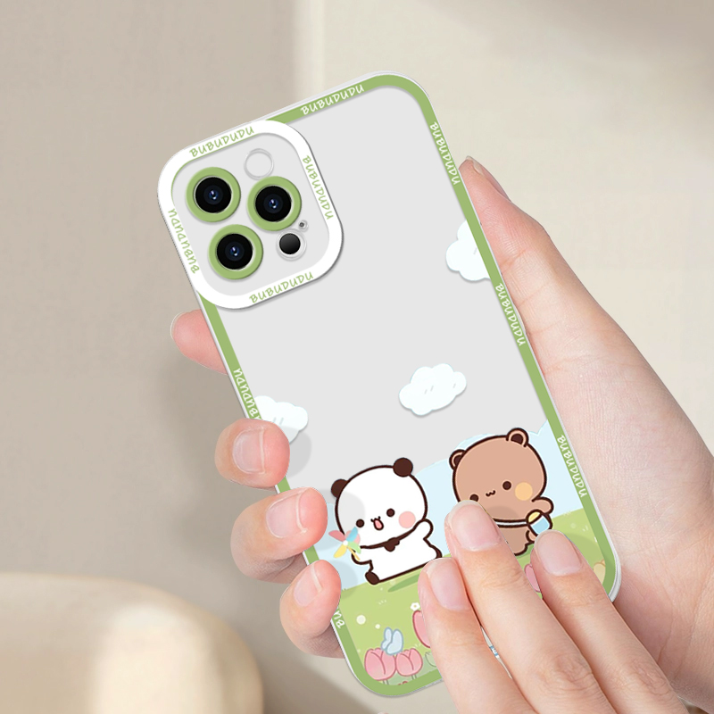 Cute BUBU DUDU Couple Clear Ph - Phone Accessories Samsung のレビューと価格