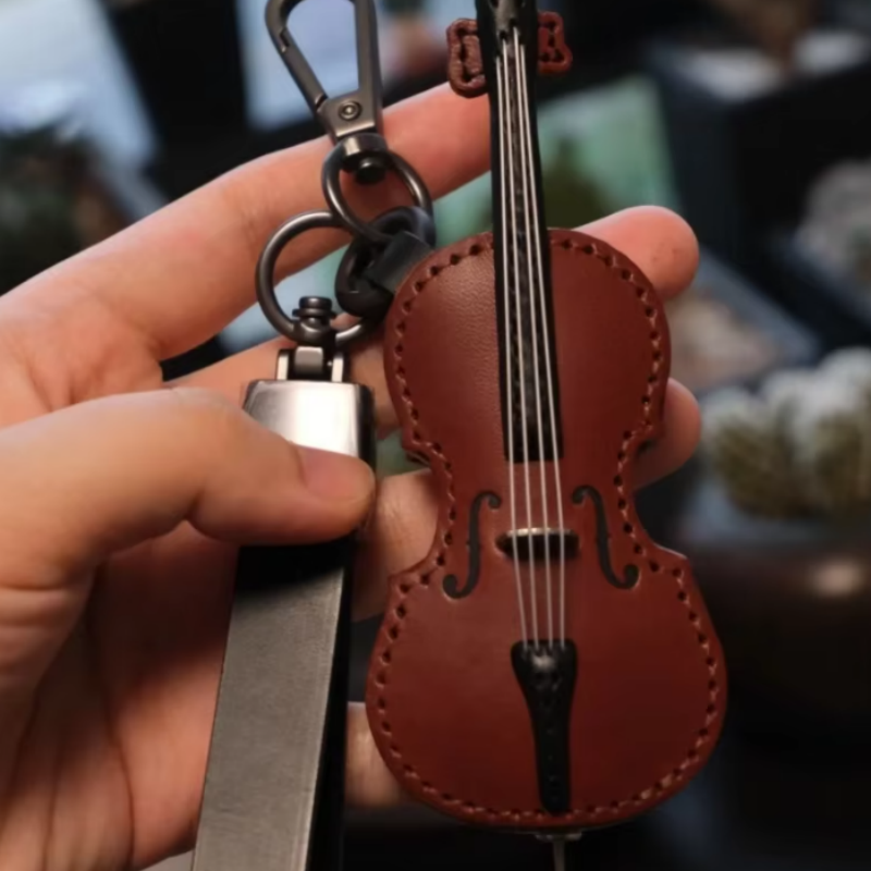 Cute Violin Pendant Keychain D - Phone Accessories Wholesale In China のレビューと価格