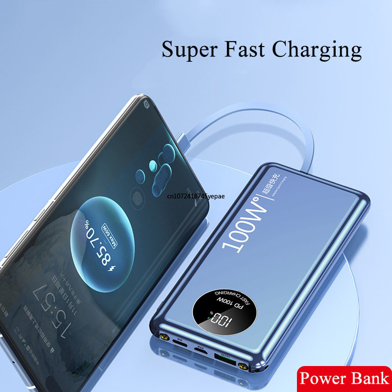 100W Super Fast Charging Power - Portable Charger 20000Mah のレビューと価格