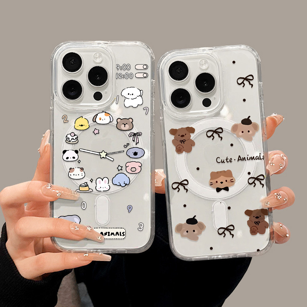 Cute Cartoon Animals Phone Cas - Magsafe Wireless Charger のレビューと価格