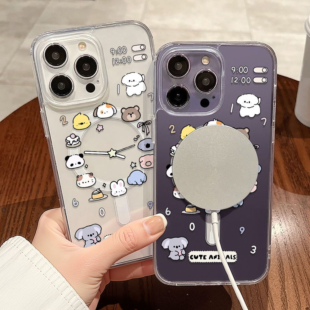 Cute Cartoon Animals Phone Cas - Magsafe Wireless Charger のレビューと価格