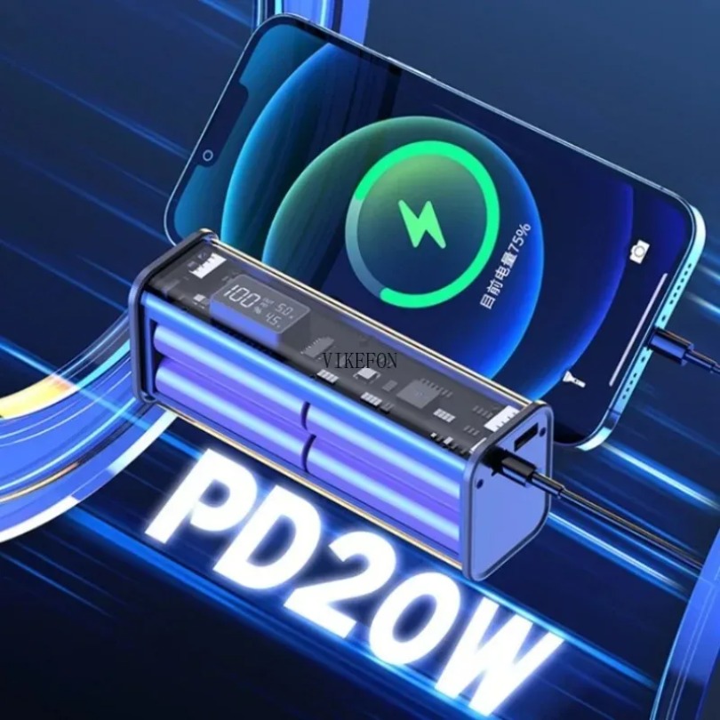 22.5W DIY Battery Charger Case - Portable Charger 20000Mah のレビューと価格