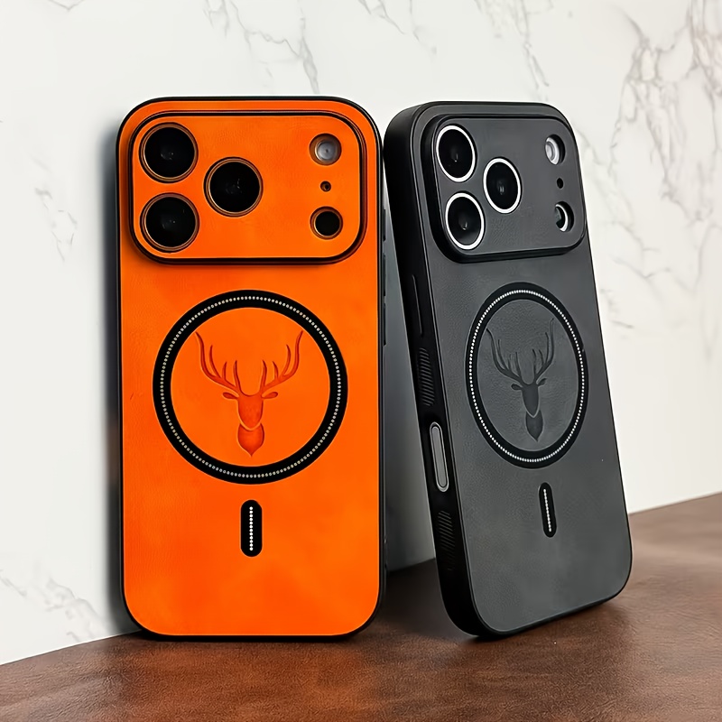 Luxury PU Leather Deer phone C - Magsafe Wireless Charger のレビューと価格