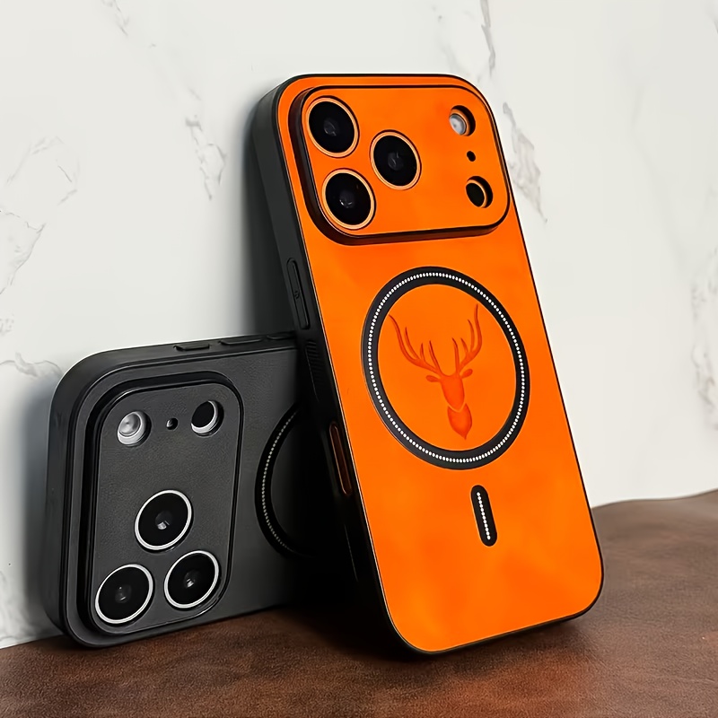 Luxury PU Leather Deer phone C - Magsafe Wireless Charger のレビューと価格