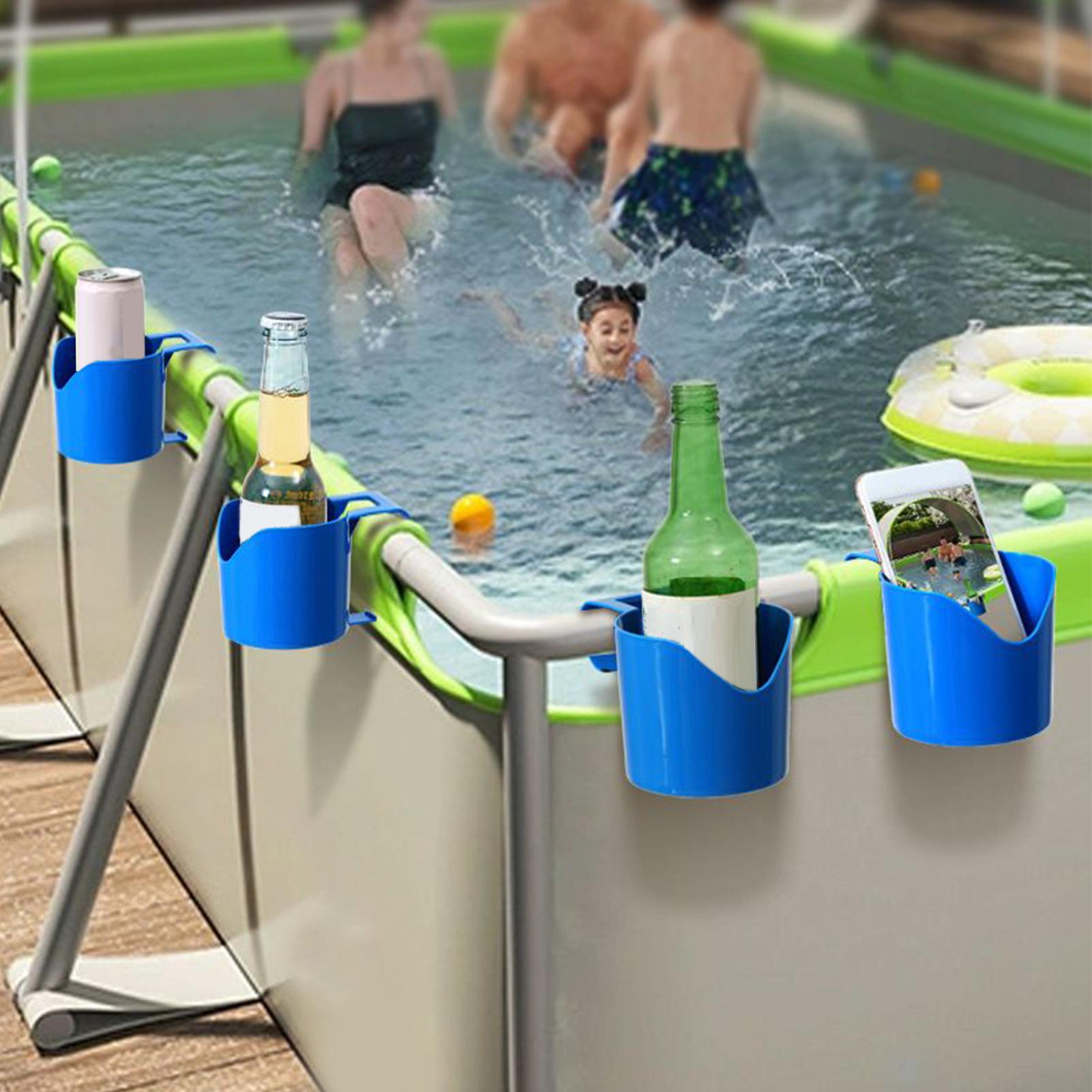 4pcs Swimming Pool Side Drink  - Phone Accessories Rack のレビューと価格