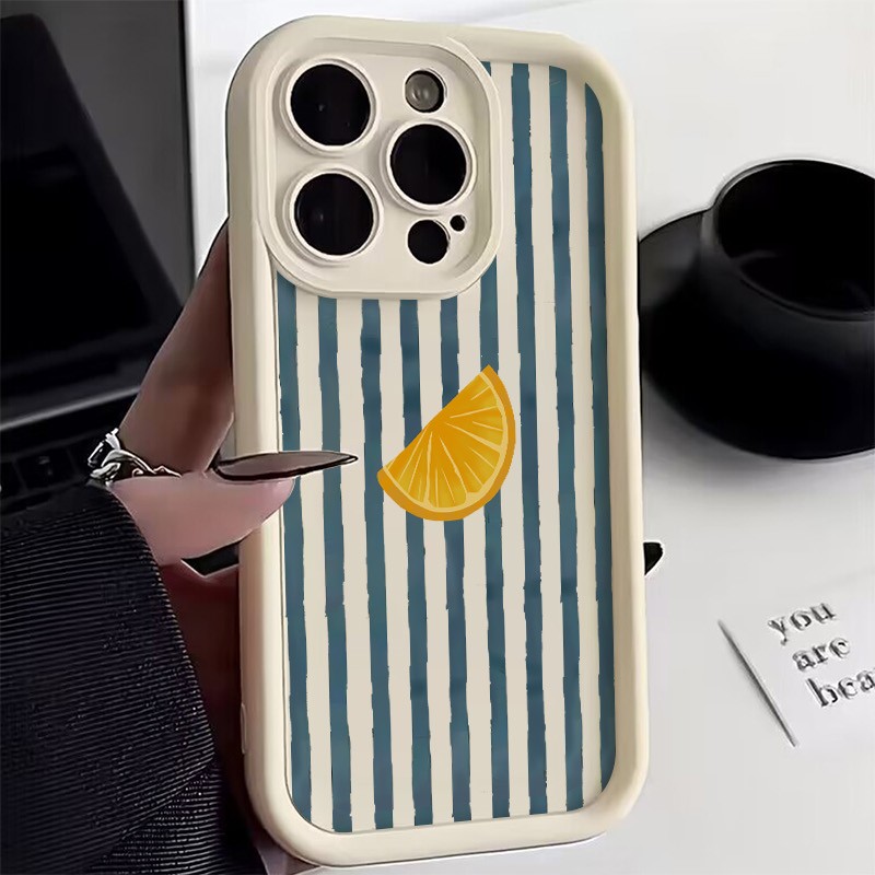 Striped Lemon Slice Pattern Ph - Xiaomi Phone Accessories のレビューと価格