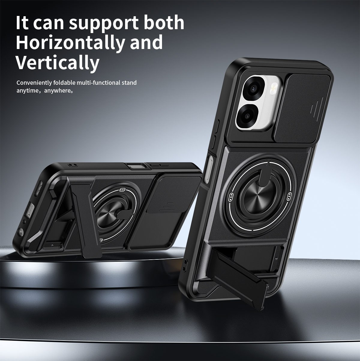Armor Phone Case For Oppo A6x  - Phone Kickstand Ring のレビューと価格