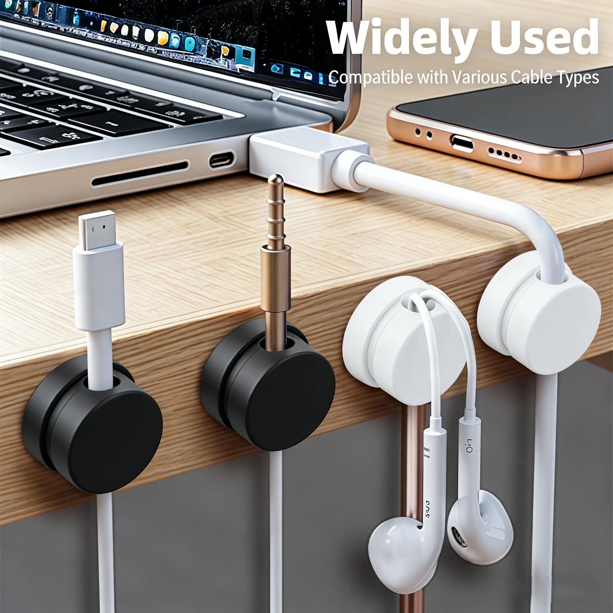 6PCS 360° Rotation Magnetic Ca - Cable Organizer Magnetic のレビューと価格