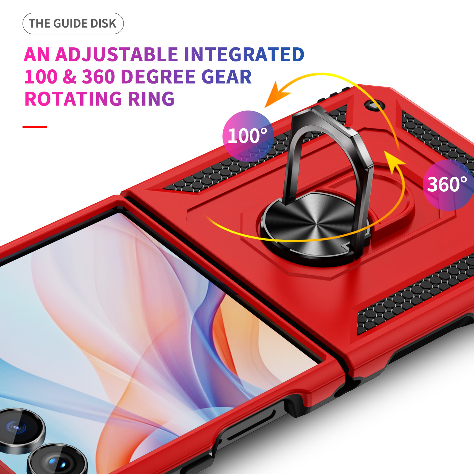 Military-grade Shockproof Phon - Phone Kickstand Ring のレビューと価格