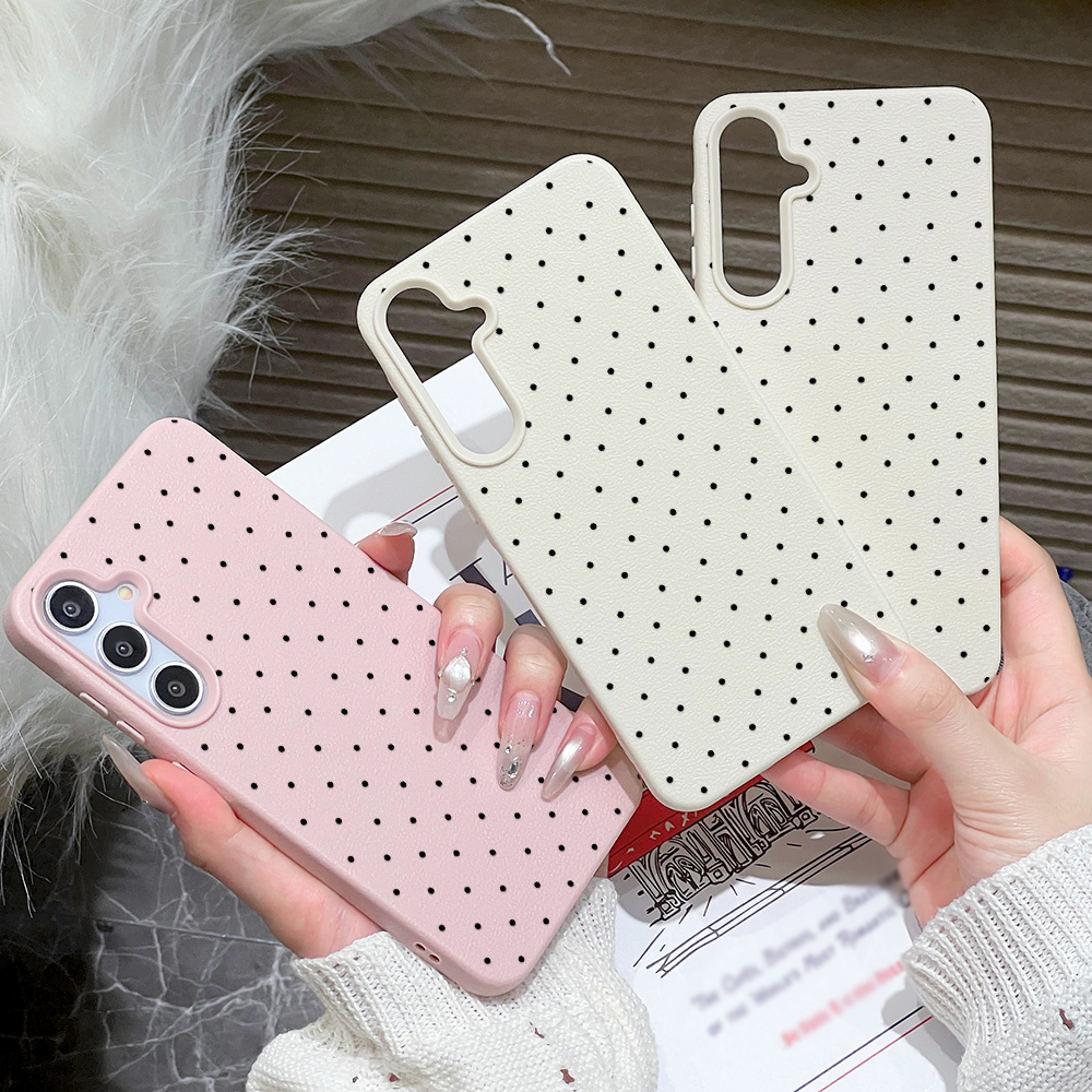 Ins Polka Dots Phone Case For  - Phone Accessories Samsung のレビューと価格