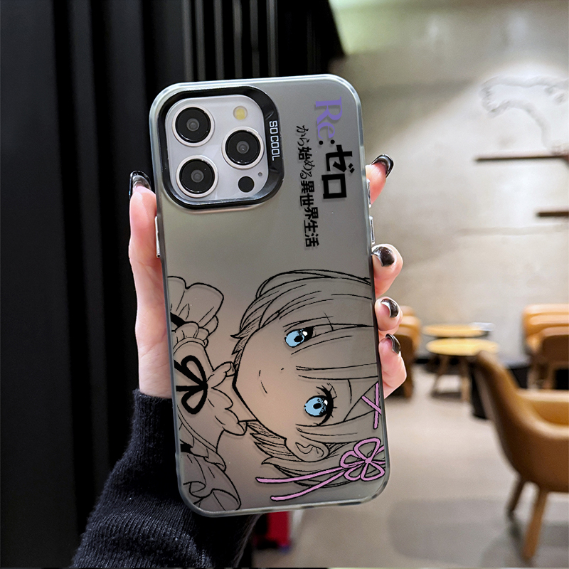 Lovely Cartoon Rem Emilia Phon - Xiaomi Phone Accessories のレビューと価格