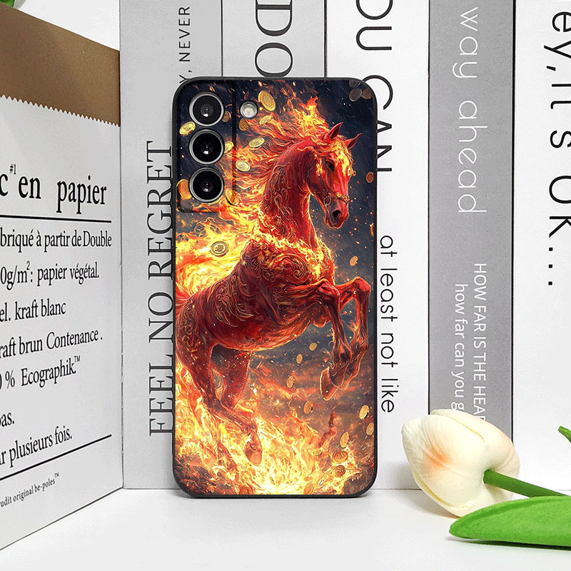 Fashion Chinese-Style Red Hors - Phone Accessories Samsung のレビューと価格