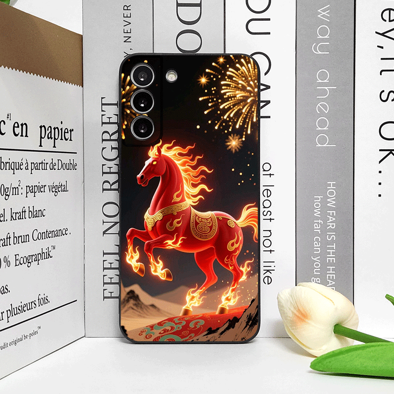 Fashion Chinese-Style Red Hors - Phone Accessories Samsung のレビューと価格