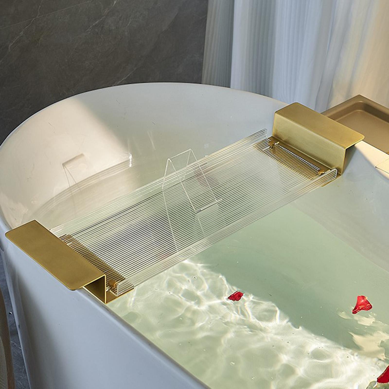 Acrylic Bathtub Tray Extendabl - Phone Accessories Rack のレビューと価格