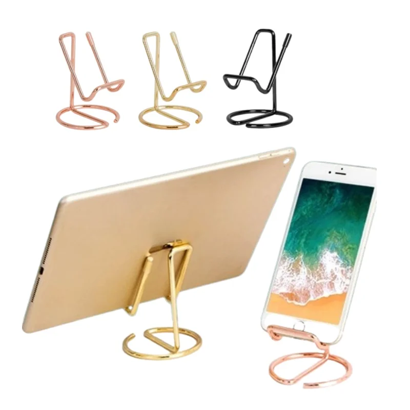 1PC Metal Lazy Wire Mobile Pho - Phone Accessories Rack のレビューと価格