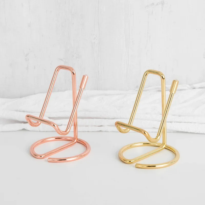 1PC Metal Lazy Wire Mobile Pho - Phone Accessories Rack のレビューと価格