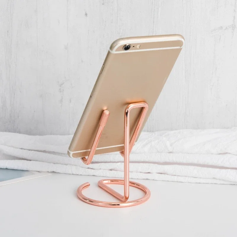 1PC Metal Lazy Wire Mobile Pho - Phone Accessories Rack のレビューと価格