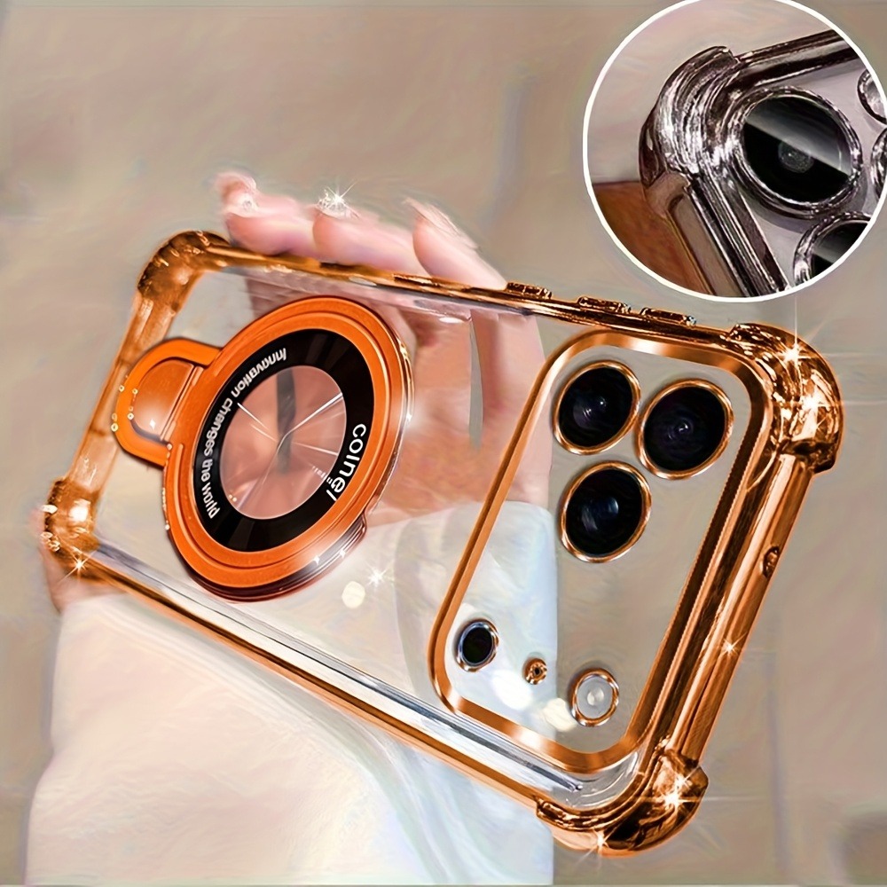 Luxury Plating Phone Case for  - Phone Kickstand Ring のレビューと価格