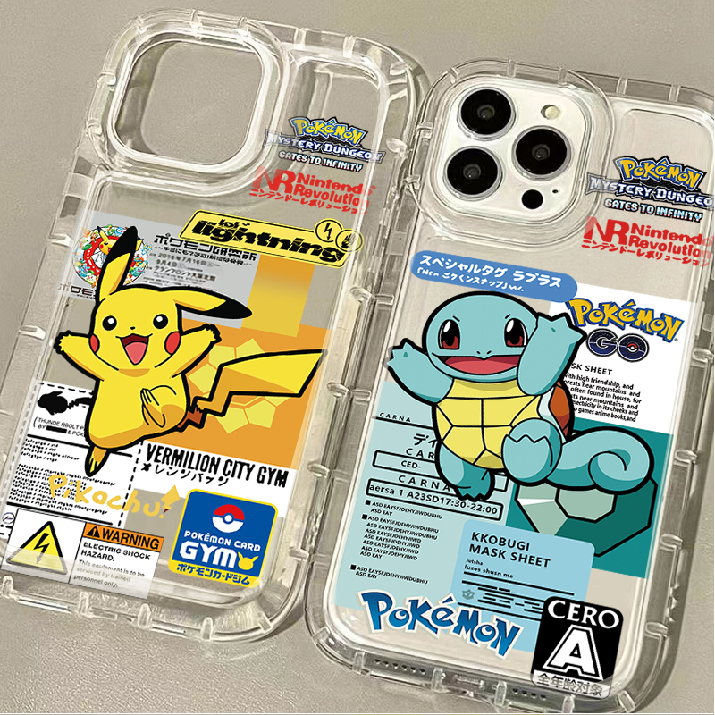 P-Pokemon Cool Pikachu Squirtl - Xiaomi Phone Accessories のレビューと価格