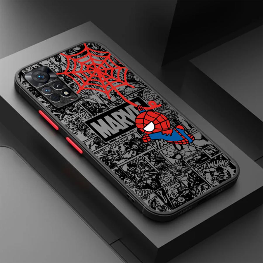 Marvel Cartoon Spiderman Funda - Xiaomi Phone Accessories のレビューと価格