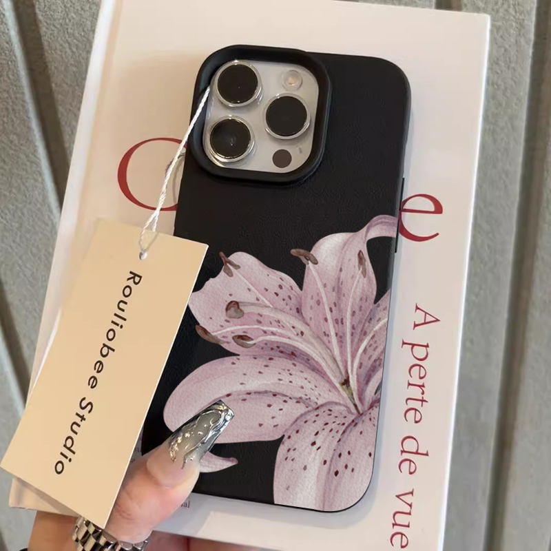 Purple Lily Flower Phone Case  - Phone Accessories Kiosk のレビューと価格