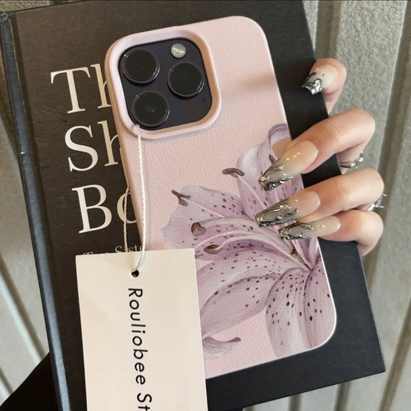 Purple Lily Flower Phone Case  - Phone Accessories Kiosk のレビューと価格