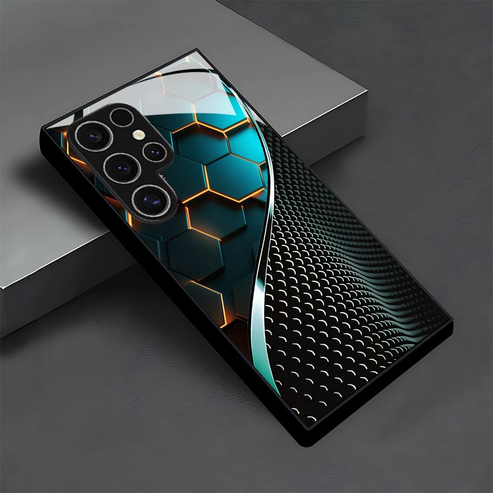 Creative Honeycomb Wood Patter - Phone Accessories Samsung のレビューと価格