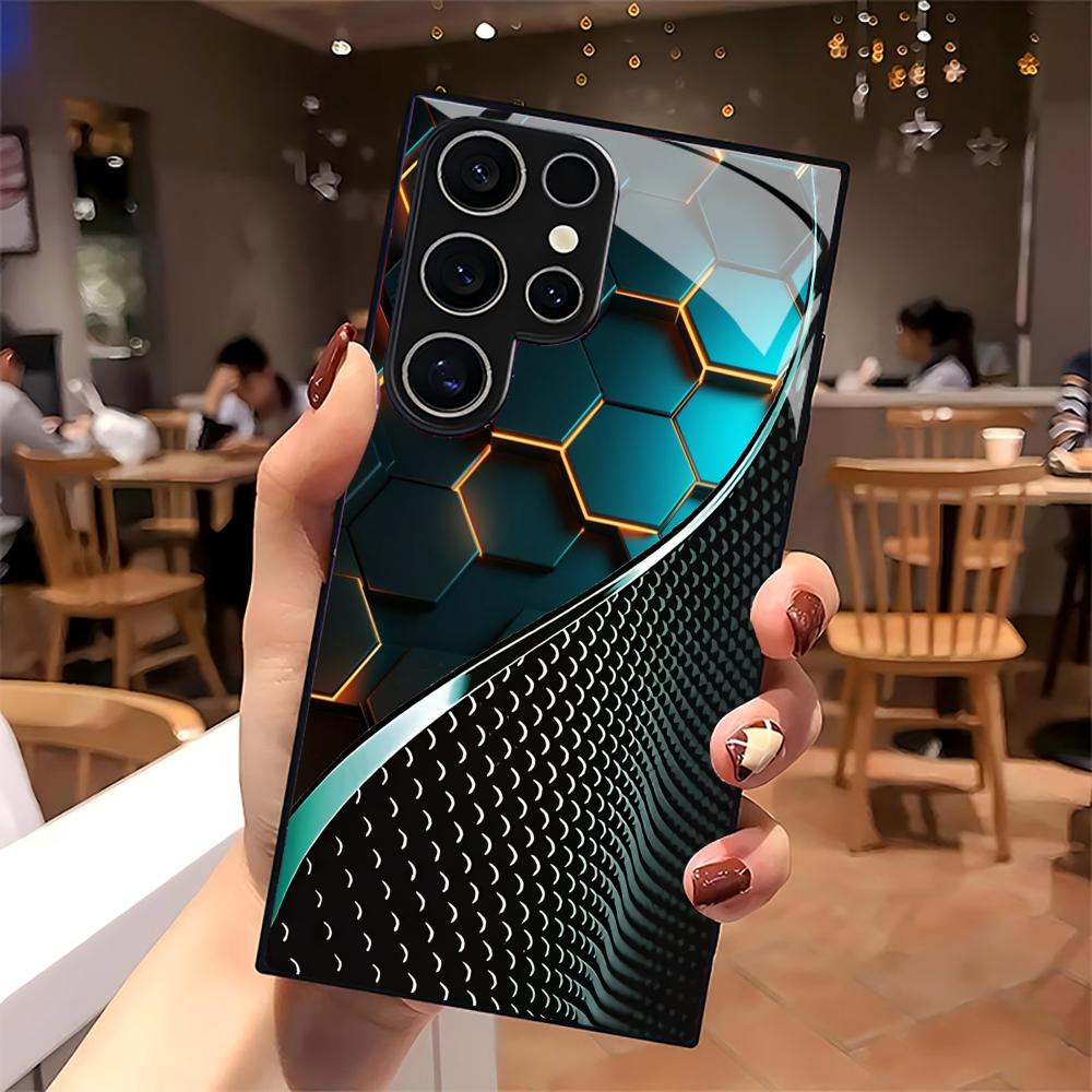 Creative Honeycomb Wood Patter - Phone Accessories Samsung のレビューと価格