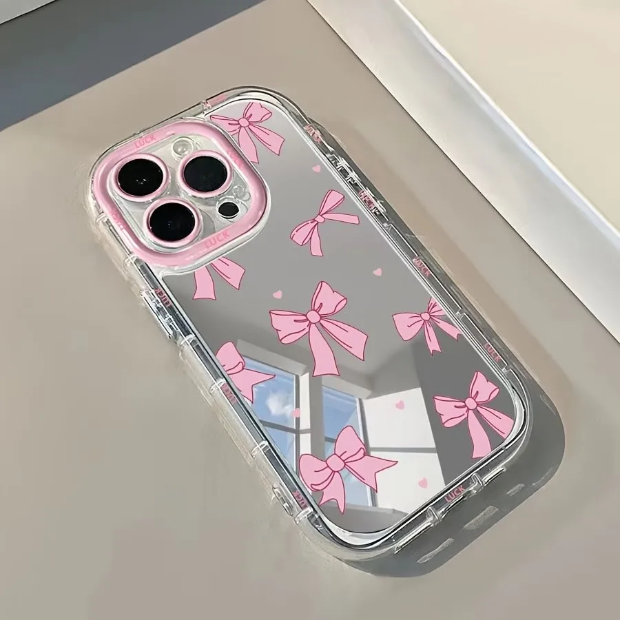 Simple Blue Pink Bow Girl Cute - Phone Accessories Kiosk のレビューと価格
