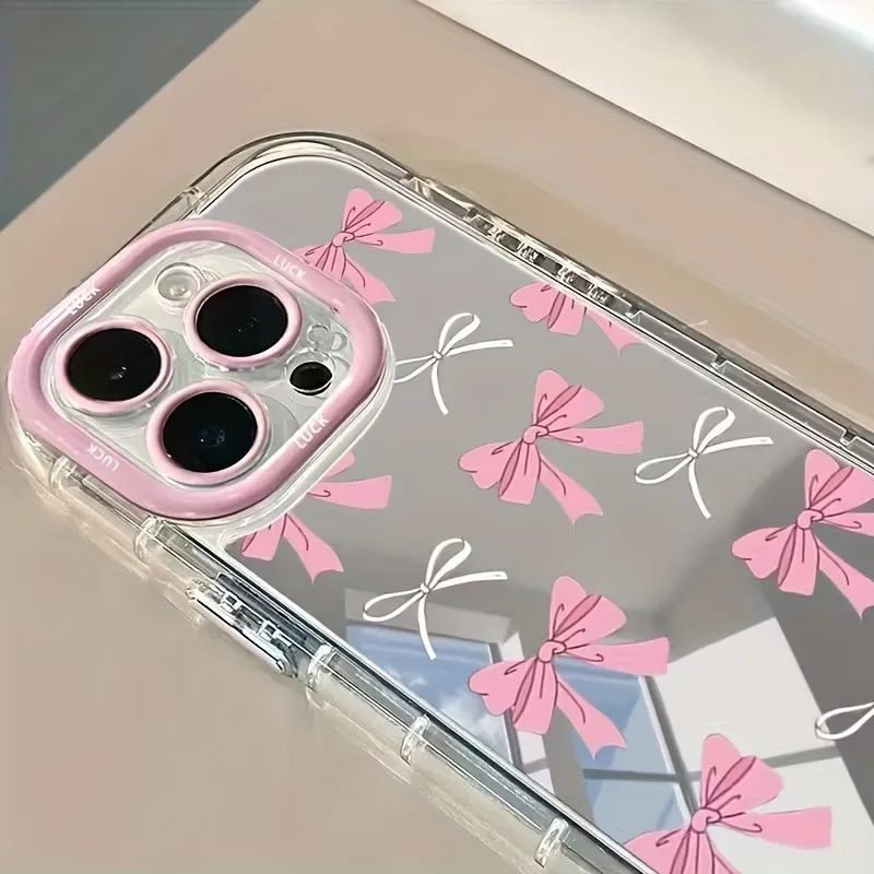 Simple Blue Pink Bow Girl Cute - Phone Accessories Kiosk のレビューと価格