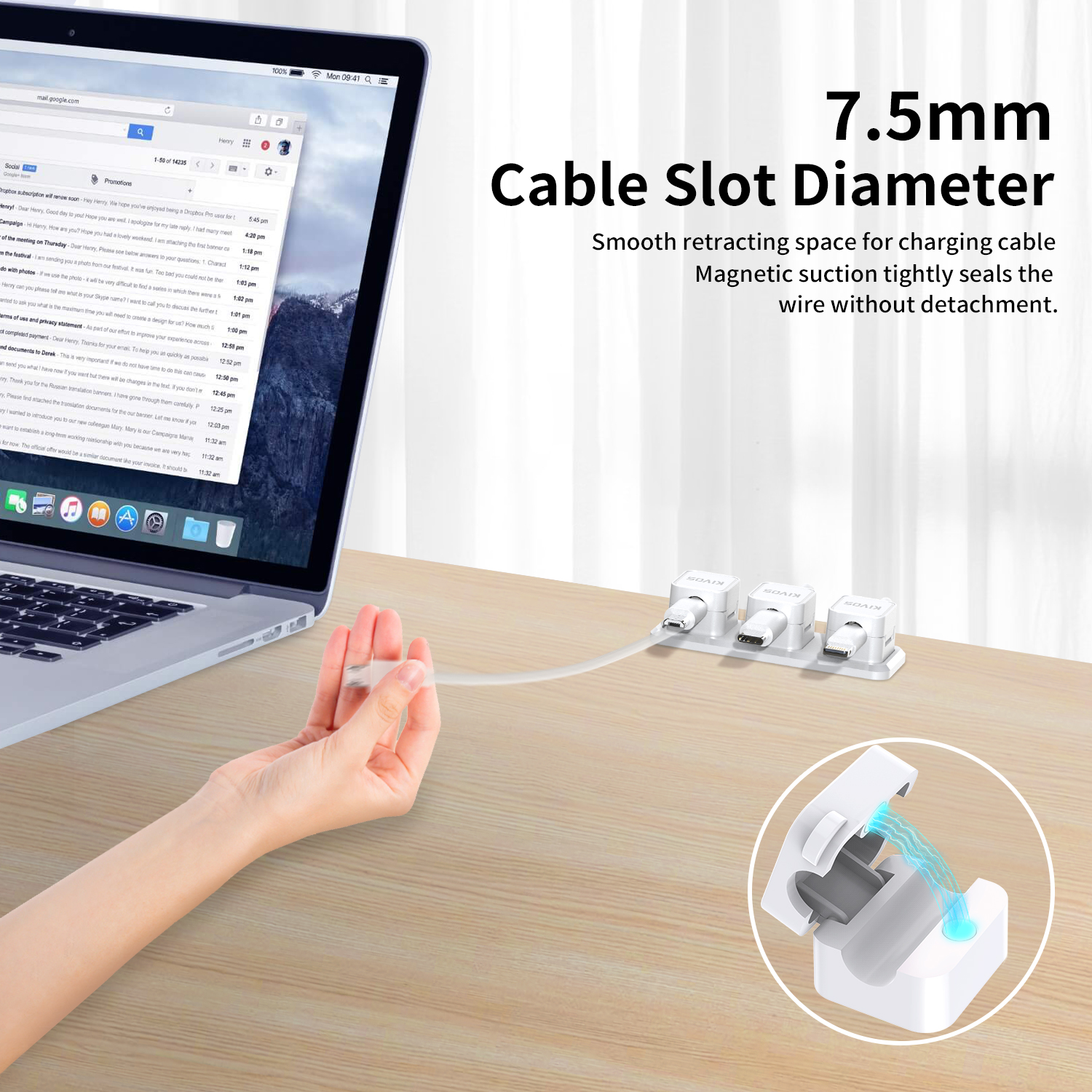 Cord Organizer,Desk Cable Mana - Cable Organizer Magnetic のレビューと価格