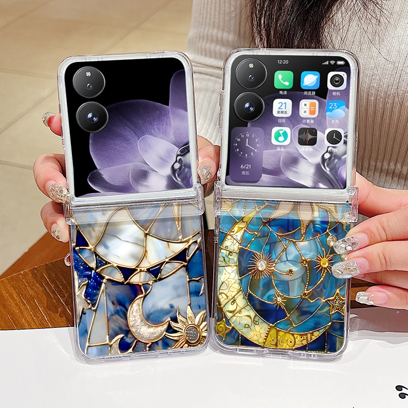 Retro Moon Star Pattern Phone  - Xiaomi Phone Accessories のレビューと価格